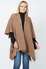 Anthropologie Blue Bouclé Wool Shawl-Collar Sweater Vest with Patch Pockets — listing 3