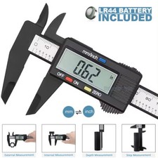 Digital Caliper 6-inch (150mm) Stainless Steel Hardened with Case and Manual