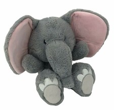 Plush Elephant Stuffed Animal, Soft Grey Fur — listing 3