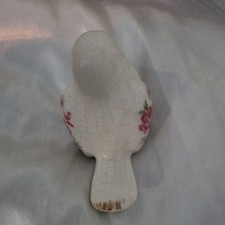 Pair of Vintage Kitsch Pink Anthropomorphic Bird Figurines with Polka Dot Bow Ties, Likely Japan Mid-Century — listing 6