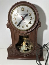 Mastercrafters Model 434 Animated Swinging Girl Bird Cage Motion Clock — listing 2