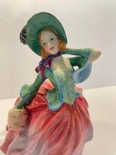 Royal Doulton 'Autumn Breezes' HN1934 Figurine of a Lady in Red Dress
