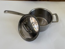 Le Creuset Cast Iron 18cm Saucepan with Lid in Cream/White — listing 2