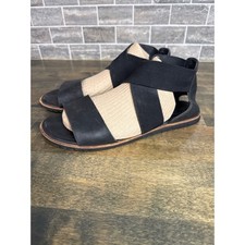 Sorel Women's Ella Leather Ankle-Strap Flat Sandals in Camel Brown — listing 5