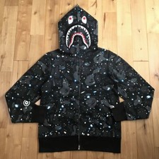 BAPE Space Camo Wide Side Zip Pullover Hoodie — listing 5