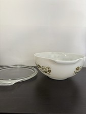 Vintage Pyrex Spring Blossom Green (Crazy Daisy) Cinderella Mixing Bowl #441 — listing 3