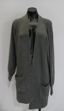 Market & Spruce Cable-Knit Button-Front Cardigan with Suede Elbow Patches, Size L — listing 5