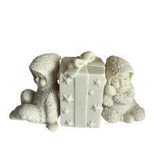 Department 56 Snowbabies Figurine - Child in Red Snowsuit with Horn — listing 3
