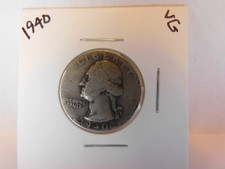 1940 Washington Silver Quarter (90% Silver) — listing 3