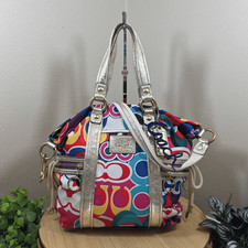 Coach Poppy Spotlight Sequin XL Silver Sequin Tote Bag — listing 6
