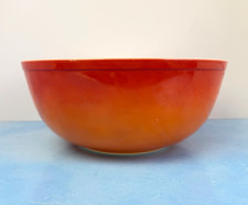 Vintage Pyrex Flameglo Red/Orange Ombre Mixing Bowl