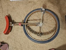 Vintage 20-inch Chrome Unicycle with Red Saddle — listing 3