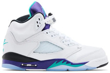 Nike Air Jordan 5 'Grape' Sneakers (White/Emerald/Grape Ice) — listing 5