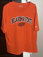 Oklahoma State University (OSU) Cowboys Orange Graphic T-Shirt, Russell Athletic, Size L — listing 6