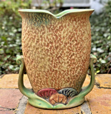 Weller Pottery Patra Two-Handled Vase, 8 inch