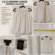 Liz Claiborne Career Petite Classic Fit Black Dress Trousers — listing 4