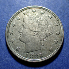 Liberty Head V Nickel (Reverse Shown), Five Cents — listing 6