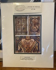 Set of 6 Framed Book of Kells Illuminated Manuscript Reproduction Prints — listing 3