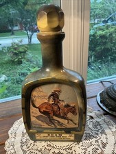 Jim Beam Frederic Remington 'The Bronco Buster' Regal China Decanter — listing 2