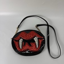 Betsey Johnson Vampire Halloween Mini Backpack Spiderweb Crossbody Bag — listing 2