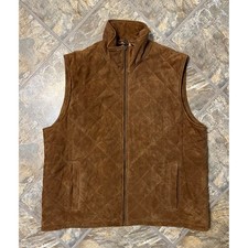 Orvis Leather Fly Fishing Vest, Men's Size Small