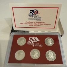 US Mint 50 State Quarters Silver Proof Sets - Complete 10 Set Run (1999-2008) — listing 3