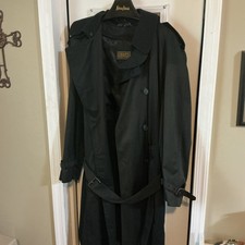 Vintage Men's Double-Breasted Trench Coat with Removable Liner — listing 6
