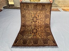 Antique Afghan Ersari Turkoman Hand-Knotted Wool Rug, Gul Design, 45 x 84 inches — listing 5