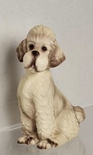 Vintage Ceramic Poodle Puppy Figurine (White, Textured Coat) — listing 6