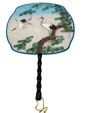 Framed Asian-Style Print of White Crane Among Bamboo — listing 4