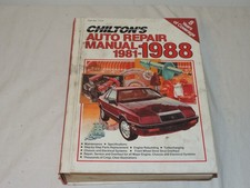 Chilton's Auto Repair Manual 1981-1988 (Part No. 7770) — listing 6