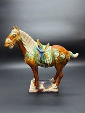 Chinese Tang-Style Sancai Glazed Pottery Horse Figure on Rectangular Base — listing 3