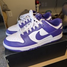 Nike Dunk Low 'Court Purple' Women's Sneakers, Size US 8.5