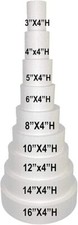 Round Foam Cake Dummy Set (4 Tiers) for Cake Decorating Practice/Display — listing 3