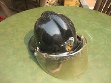 Vintage Assistant Chief Fire Helmet with Leather Front Shield, WFD — listing 3