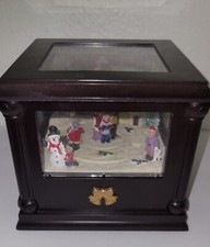 Christmas Caroling Snowmen Resin Musical Figurine — listing 4
