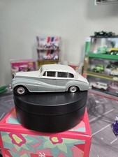 Vintage Rolls-Royce Diecast Model Car Blue Convertible Tourer 1:43 Scale — listing 2