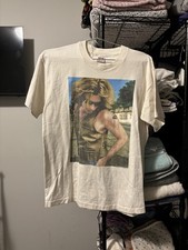 Bon Jovi "The American Tour" Graphic Band T-Shirt, Light Blue — listing 6