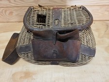 Fisherman's Creel Themed Resin Decorative Container / Waste Basket with Fish, Hat & Rod Motif — listing 4
