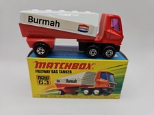 Matchbox Superfast Freeway Gas Tanker 'Burmah' Diecast Toy Truck — listing 3