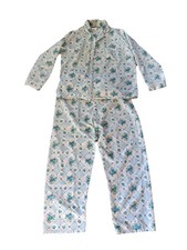 Vintage Floral Cotton Two-Piece Pajama Set — listing 2