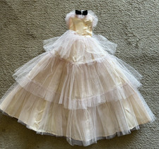Lot of Vintage 1940s-1950s Doll Dresses, Novelty Print Cotton & Handmade — listing 4