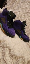 Nike Air Jordan 5 'Grape' Sneakers (White/Emerald/Grape Ice) — listing 3