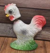 Vintage Chalkware Bobblehead Baby Chick Figurine with Spring Neck — listing 5