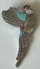 Zuni Inlay Roadrunner / Bird Post Earrings, Sterling Silver with Turquoise, Coral & Mother-of-Pearl — listing 2