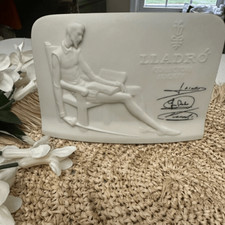 Lladró Collectors Society Bisque Porcelain Don Quixote Plaque, Signed by Lladró Brothers — listing 4