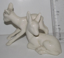 White Porcelain Reclining Deer and Fawn Figurine (Blanc de Chine style) — listing 4