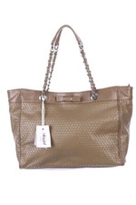 Blugirl Blumarine Croc-Embossed Leather Tote Bag in Taupe — listing 2