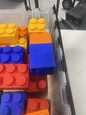 Assorted Building Block / Construction Toy Pieces in Bag (Bulk Lot)
