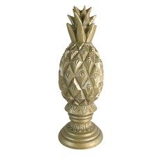 Pair of Gilt Carved Feather-Motif Finials / Decorative Bud Vases — listing 5